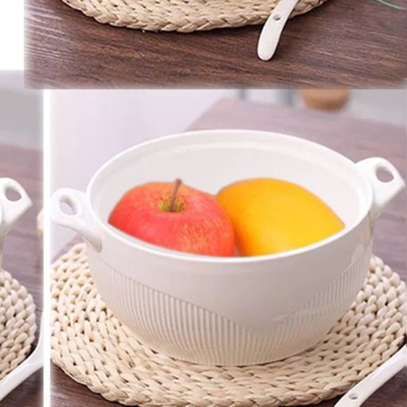 White Ceramic Pot - Picture 2 of 2